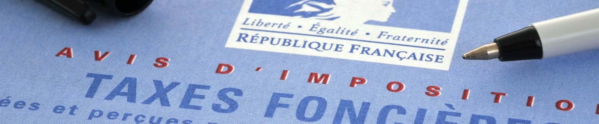 Avis d'imposition taxes foncières